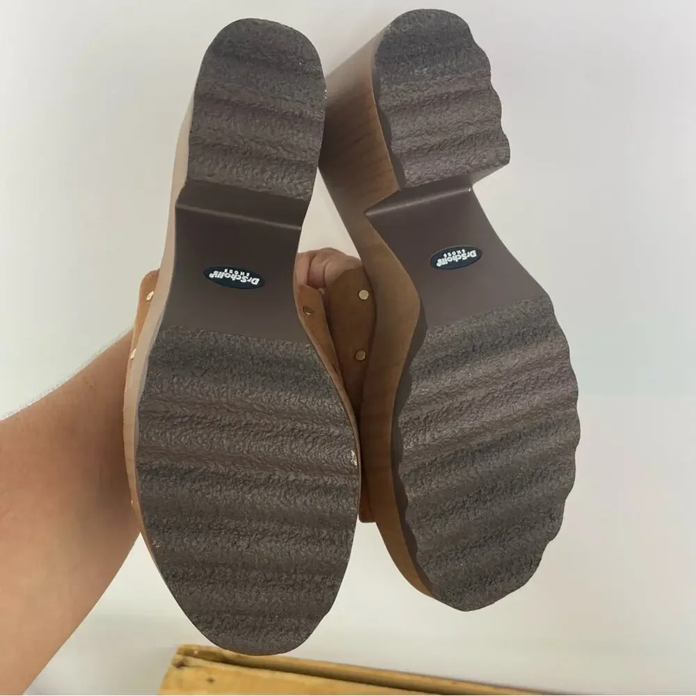 Dr. Scholl's Wake Up Slide Platform Sandals Women's size 9.5
